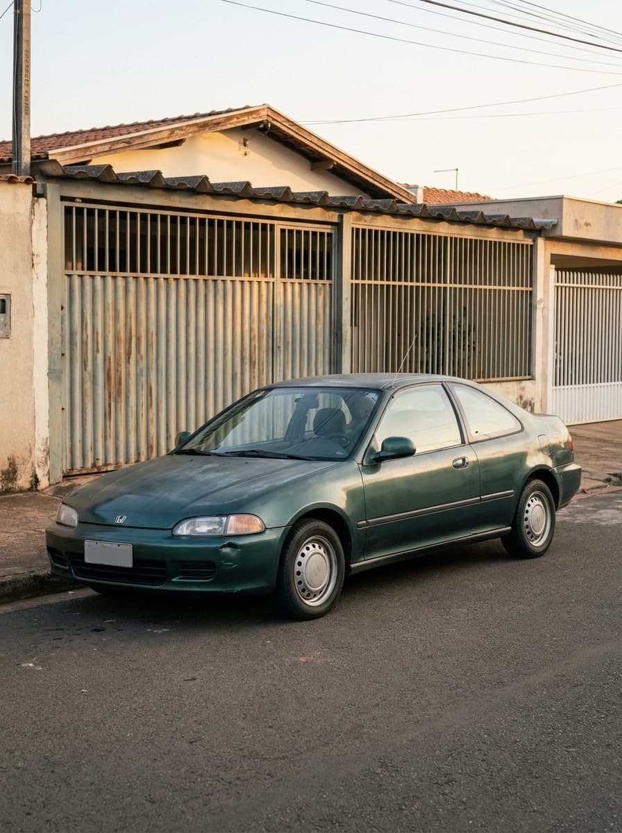Foto do registro Chegada na garagem